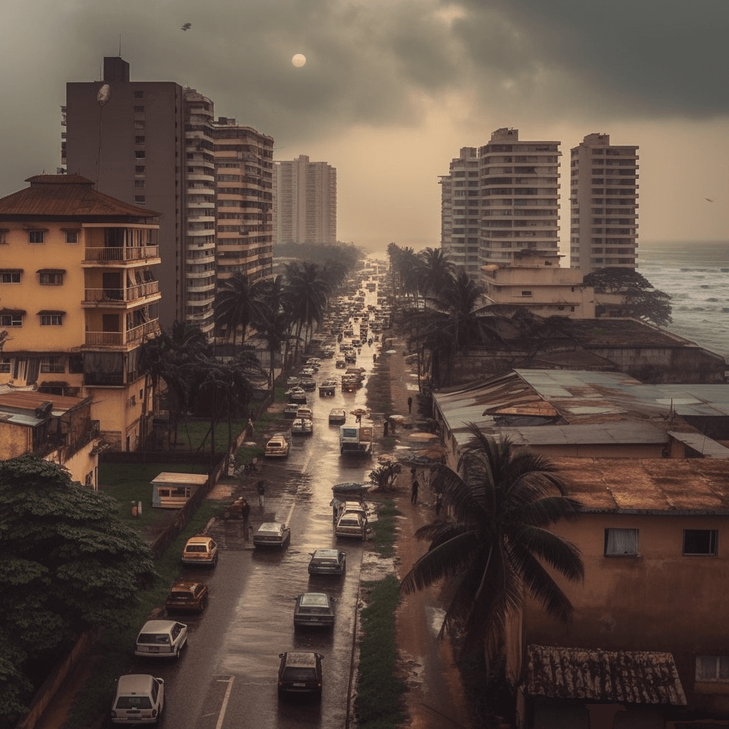 Selon l'IA, voici Abidjan en une seule image.